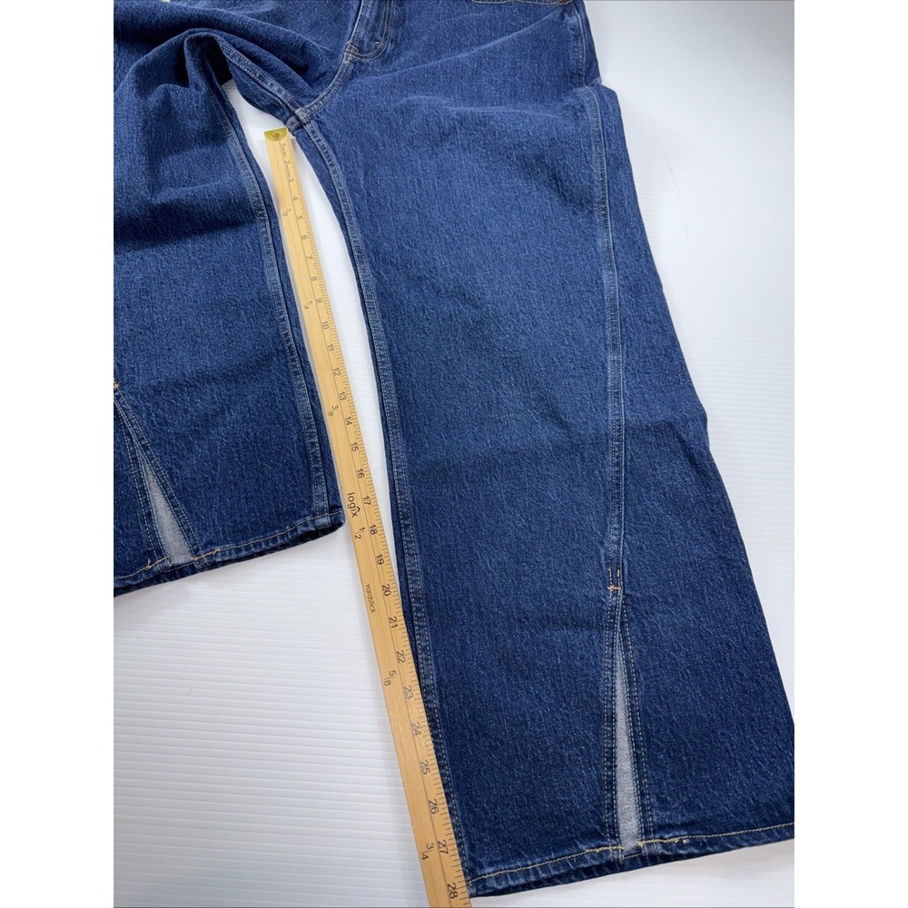 NWT Abercrombie & Fitch The 90s Relaxed High Rise Denim Jeans 33 Short - Picture 2 of 9